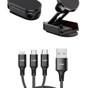 Mobile holder &amp; 3-in-1 charging cable