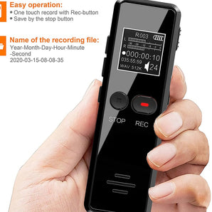 Voice recording 8GB 1536Kbps