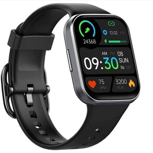 Smart Watch Fitness Nerunsa (Svart & Rosa)