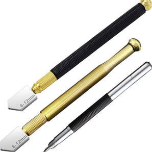 Glass cutter set in 3 parts