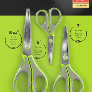 Stainless steel scissors 3 pieces