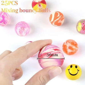 25pcs Bouncy Balls (Random Color)