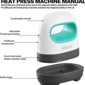 Mini iron/transfer press