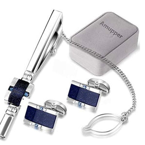 Slipshållare/Manschettknappar Silver
