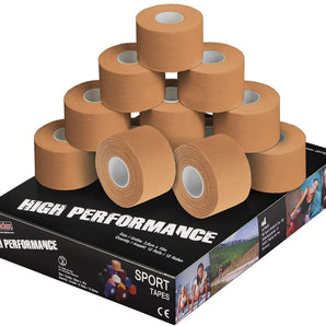 Sports tape 12 pack 10Mx3.8cm