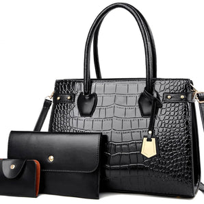 Fashion handbag set with 3 pcs