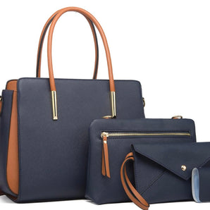 Elegant handbag set with 4 pcs
