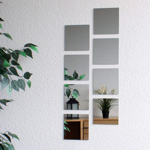 Spegelplattor 8 delar