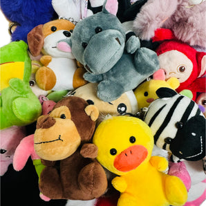 Keychain/without keychain mini stuffed animal