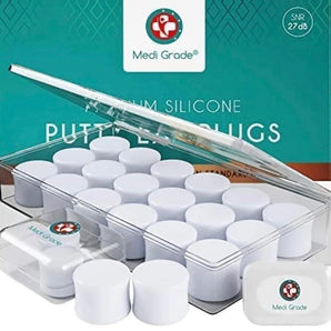 Silicone earplugs (9 pairs)