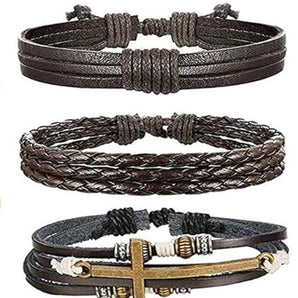 Läderarmband för män