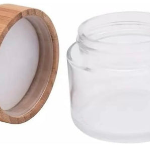 Förvaringsburk glas/bambu 120ml