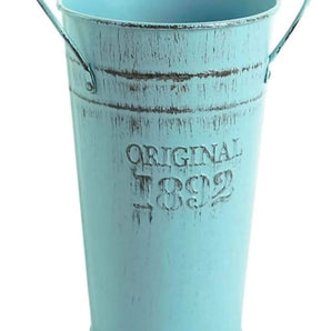 Metallkruka vintage av tenn 25 cm