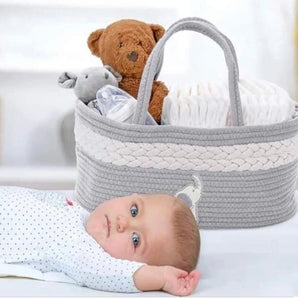 Diaper basket portable