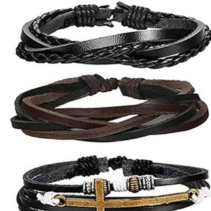 Läderarmband för män