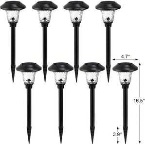 Solar lighting in glass (8-pack)