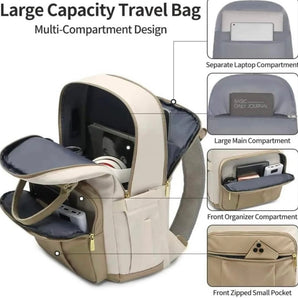 Laptop backpack with USB charging