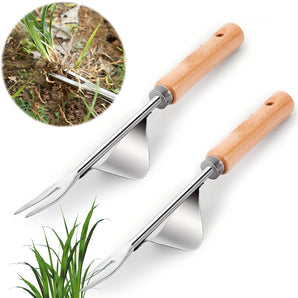 Weed forks 32 cm in stainless steel (2 pcs)