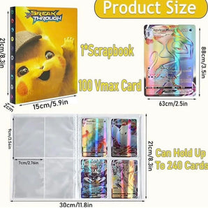 Pokemon album + 100 Pokemon cards