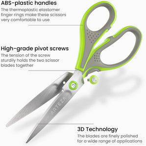 Stainless steel scissors 3 pieces