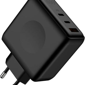 Charger 65W USB C Power supply 3-port