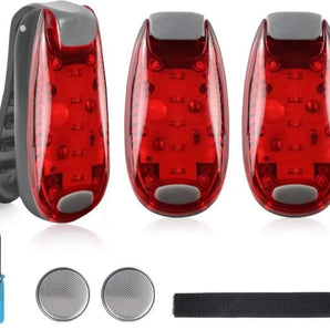 LED flashing reflectors 3-pack