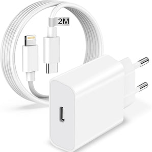 USB C snabbladdare 2m (20W)