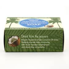 Organic body soap 4-pack 100% coconut oil