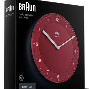 Braun Classic radio-controlled wall clock with silent movement