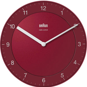 Braun Classic radio-controlled wall clock with silent movement