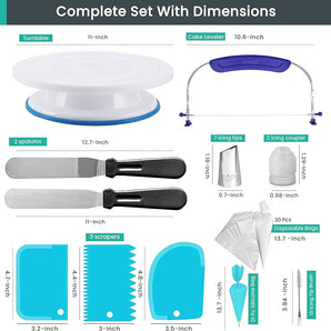 Cake plate with accessories approx. 28cm