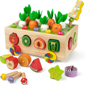 Children's toy wooden blocks 30 pieces