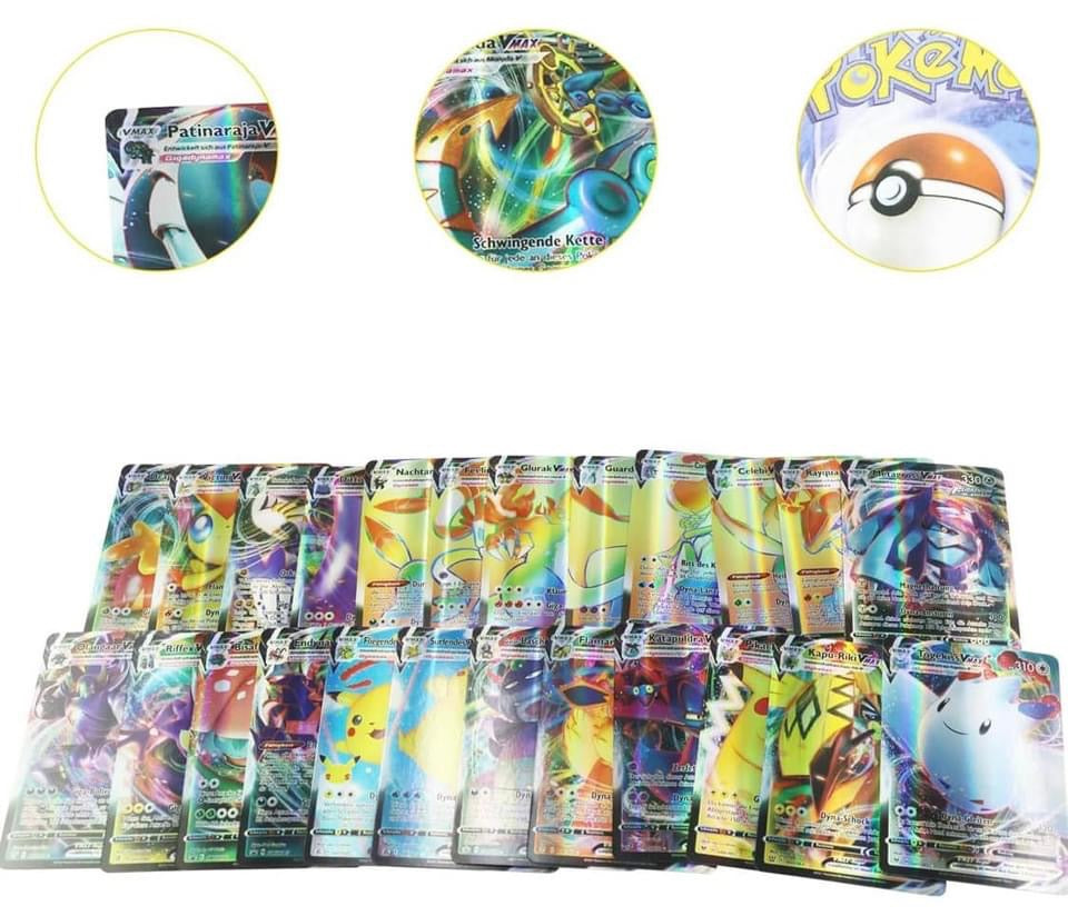 Pokemon card Vmax German 100 pcs – UniqSale Webbshop