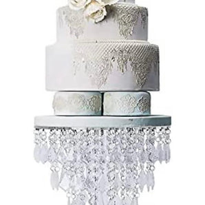 Cake plate in acrylic 3 different sizes