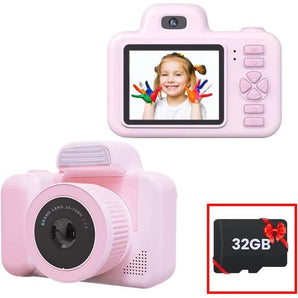 Children's camera 32GB SD card/12MP selfie