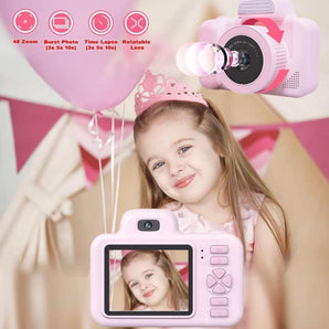 Children's camera 32GB SD card/12MP selfie
