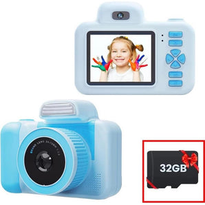 Children's camera 32GB SD card/12MP selfie