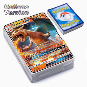 Pokemon cards 100 pcs rare Italian
