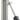 Toilet brush and holder in stainless steel &amp; silicone