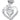 Halsband 925 Sterling Silver Hjärta (vit peridot)