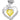 Halsband 925 Sterling Silver Hjärta (solgul peridot)