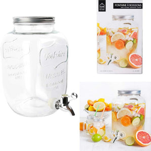 Beverage dispenser 4 liters of glass
