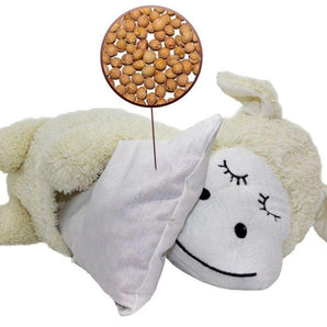 Plush toy heating pad made of grain