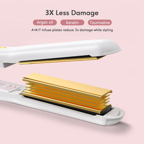 Mini hair straightener for short hair