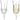 Champagne glass crystal 4-set (Madame Coco)
