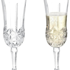 Champagne glass crystal 4-set (Madame Coco)