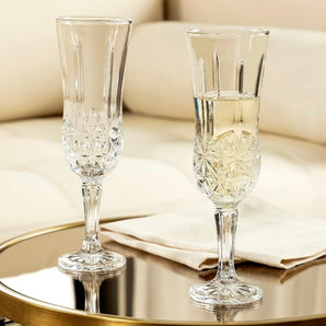 Champagne glass crystal 4-set (Madame Coco)