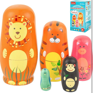 Animals matroschka nesting dolls