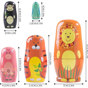 Animals matroschka nesting dolls