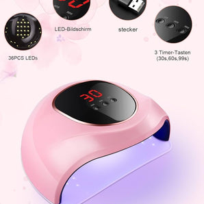 UV LED nagellampa 24W (Vit)